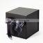 Black square cube custom eco-friendly 17.5cm magnetic lid gift boxes packaging