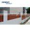 wooden garden edging fence, aluminum wooden finish fencing