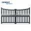 High Quality Durable Hot Sale aluminium driveway gate double swing aluminium driveway gate double swing