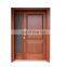 pre-hung solid wood entrance double teak wooden entry doors