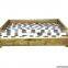 long wood enamel fancy tray