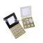 Custom Cruelty Free Personalized Makeup Powder Cardboard Packaging Eyeshadow-Palette With Mirror