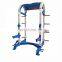 commercial adjustable squat stand multi function gym leg press hack squat machine barbell set weight lifting squat rack