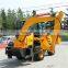 Mini small tractor backhoes loader high capacity excavating loader for sale