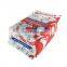 Food greaseproof paper biodegradable microwave popcorn bling packing bag with reflecting film