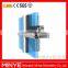 aluminum frame spider system curtain wall with glass building