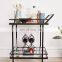 Tabletop Wine Rack - Imperial Trellis 5 Bottle, Silver Freestanding countertop Wine Rack and Wine Bottle Storage