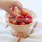 Hot Sale Wicker Rattan Pedestal Fruit Bowl, Cheap WHolesale Handcrafted Fruit Bread Nuts Candies Tray Vietnam Supplier