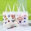 Reusable Foldable Handbag Shop Bag Bolsas De Tela Ecologica Grocery Canvas Tote Bag for Shop with Logo