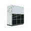Indoor ceiling mounted air handler with jet flow outlet