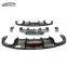 A5 S5 With LED Light Carbon Fiber Rear Diffuser Lip Rear Bumper lip Rear Splitter For Audi A5 Sline S5 B8.5 2012-2016