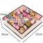 4PCS Nonwoven Beige Storage Box Ties Socks Bra Drawer Organizer