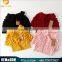 2015 Latest Parisian Style Girl Sweater Kids Outwear Knit Sweater Cape With Poms