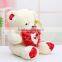 Stuffed soft plush bear with love heart, nice gift toys, New!