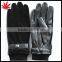 Top trendy leather gloves for men with pigsuede on the back