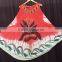 Sleeveless beach top tye dye dress umbrella cover up made in India-100% Rayon Dress
