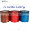Colorful Rainbow, Water Bead,Water Drop,Cracking effect UV curable varnish coating