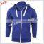 2016 Wholesale China Manufacture Customized Tall Blank Plain Men's Zip Up Hoodies