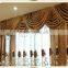 2015 Hot sale wholesle luxury curtain ployester fabric curtains for living room