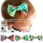 Hot-sales kids fabric hair bows small floral color boutique cloth hair bow children hair accessory hair bow for girls CB-3673