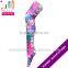 lady printing tights tie dye look