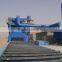 001A efficient roller type steel plate gritblasting machine
