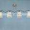 2016 square white glass long ceiling lamp