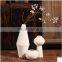 white bisque matte ceramic chinese decorative flower vase for home centerpiece                        
                                                Quality Choice