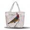 American Coutry Style Bird Embroidery Female Casual Linen Cotton Tote Bag                        
                                                Quality Choice