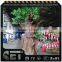 Amusement park artificial christmas talking tree decoration