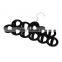 Wholesale Velvet Scarf Necktie Closet Hanger Holder Shelf 11 Rings With Hooks 3-Pack
