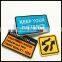 Signs Words of Warning 3D Embroidery Custom Patch