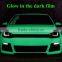 2016 New products of fluorescence green car glossy glow in the dark film