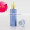 skin care packagings bottles blue glass cosmetic pump bottle jar with screw cap