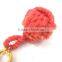 Nautical Monkey Fist orange Balls key ring 13430