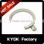 KYOK Curtain Pole Curtain Accessory For Home Decors,Metal Shower Curtain Ring Hook Chrome Plated Steel