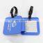 Wholesale standard size pvc blank luggage tag