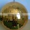 12inch gold mirror ball factory wholesale disco decoration fiberglass ball/ktv reflective ball