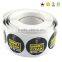 Salf Adhesive Roll Bottle Blank Label Sticker