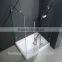 2015 new fasion fold toughened glass shower door