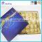 Clear plastic chocolate boxes wholesale/transparent chocolate packaging boxes for gold chocolate box