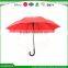 Top Quality Promotional Logo Printed straight rubber handle windproof golf umbrella