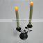 Cheap Thin Wax Coating 2AA Battery Operated Taper Candles