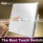 Wallpad C1 White Crystal Glass Smart touch Screen Power Supply LED light Control switch 110V~250V 1 gang 2 way 3Way Touch Switch