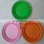 Useful ECO friendly hot sale silicone travel foldable pet bowl
