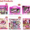 Fashion beauty plastic toy set for girls perler beads toy