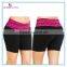 86% Nylon 14% Spandex Womens Dry Fit Custom Sports Shorts