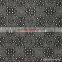 Sexy Blackout Design Pattern Embroidery Fabric for lady Autumn Garment Diamond Gemetric Flower Pattern Chemicla Embroidery Black
