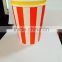 Custom printed disposable Popcorn paper buckets