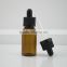 Wholesale 10ml 15ml 30ml childproof cap clear plastic pet dropper bottle for smoke oil
